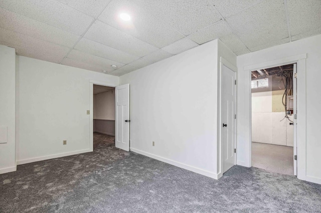 14347 Memorywood Dr, Baxter, MN 56425 - carpeted empty room with a drop ceiling and baseboards