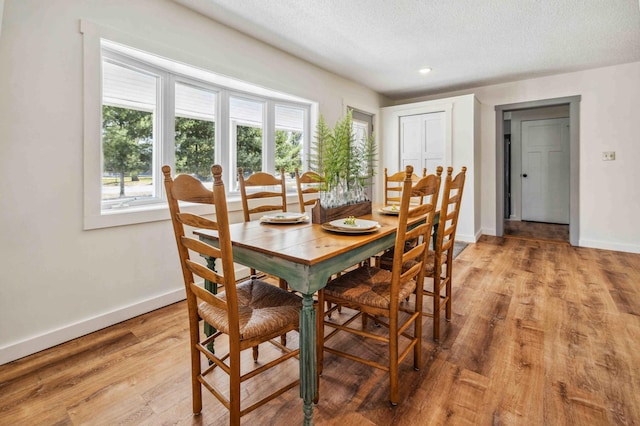 14347 Memorywood Dr, Baxter, MN 56425 - dining space featuring baseboards, a wealth of natural light, and light wood-style floors