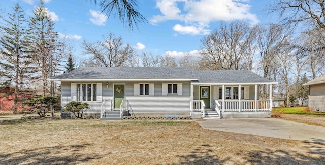 14347 Memorywood Dr, Baxter, MN 56425 - ranch-style home featuring a porch and roof with shingles