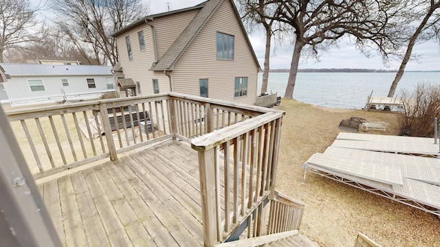 7030 147th Ave SE, Lake Lillian, MN 56253 - deck with a water view