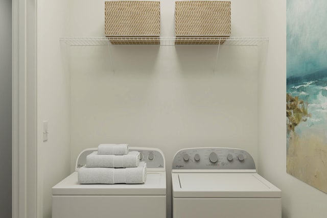 18761 Grant St NW, Elk River, MN 55330 - laundry area with separate washer and dryer