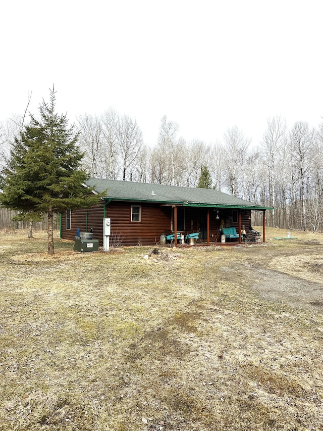 view of back of property