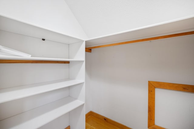21339 Finch Dr, Park Rapids, MN 56470 - spacious closet featuring light wood-style floors and lofted ceiling