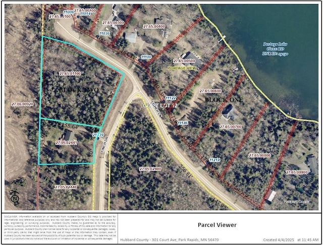 21339 Finch Dr, Park Rapids, MN 56470 - aerial view of property's location