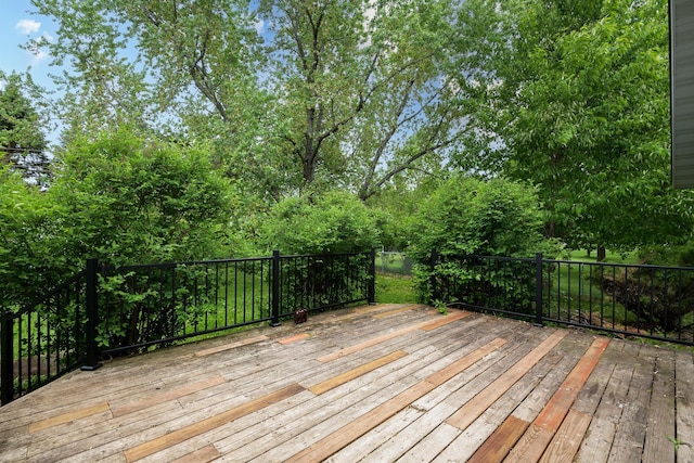 6330 Kenwood Rd, Saint Cloud, MN 56303 - view of wooden deck