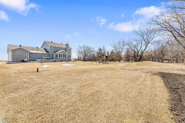 3358 70th Ave N, Moorhead, MN 56560 - view of green lawn with a playground