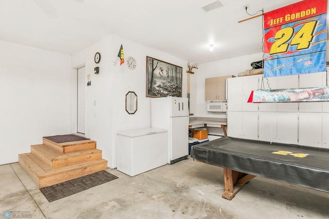 3358 70th Ave N, Moorhead, MN 56560 - rec room featuring unfinished concrete floors and pool table