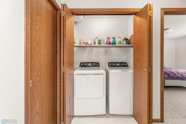 3358 70th Ave N, Moorhead, MN 56560 - washroom featuring washing machine and clothes dryer