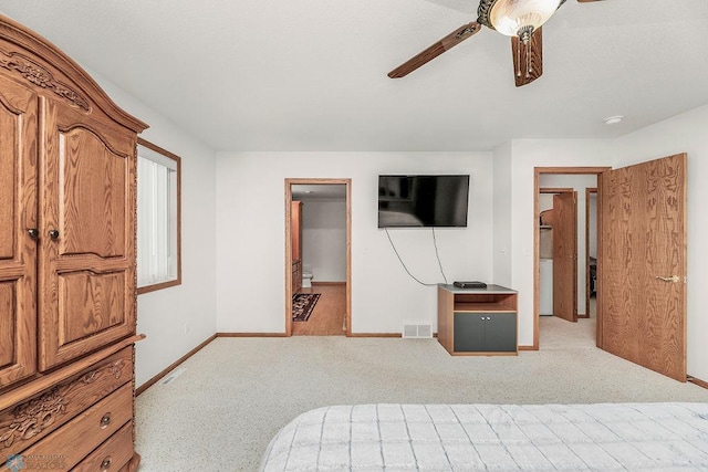 3358 70th Ave N, Moorhead, MN 56560 - bedroom featuring carpet floors and a ceiling fan