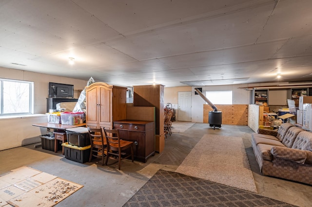 34506 Pleasant Point Dr, Homer Twp, MN 55987 - view of basement
