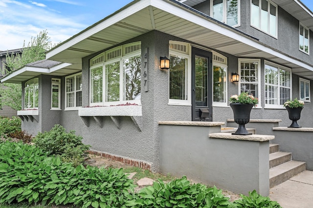 4767 Lake Ave, White Bear Lake, MN 55110 - view of property exterior with stucco siding