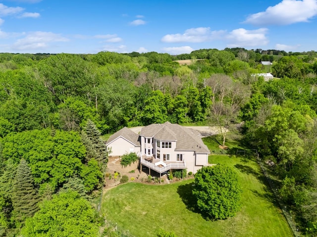19826 Dakota Ave, Prior Lake, MN 55372 - view from above of property with a heavily wooded area
