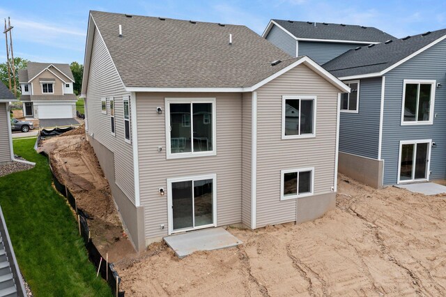 1591 76th St W, Inver Grove Heights, MN 55077 - back of property featuring a shingled roof