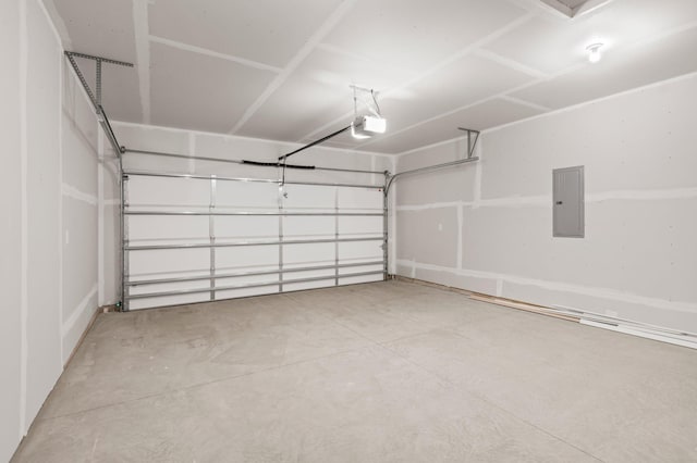 1591 76th St W, Inver Grove Heights, MN 55077 - garage with electric panel and a garage door opener