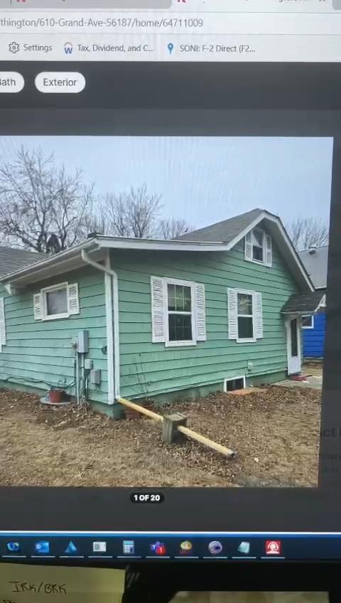 610 Grand Ave, Worthington, MN 56187 - view of side of home