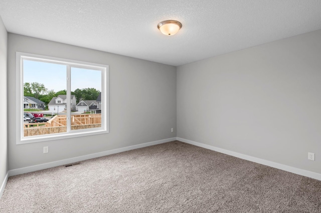 1595 76th St W, Inver Grove Heights, MN 55077 - carpeted spare room featuring baseboards and a textured ceiling