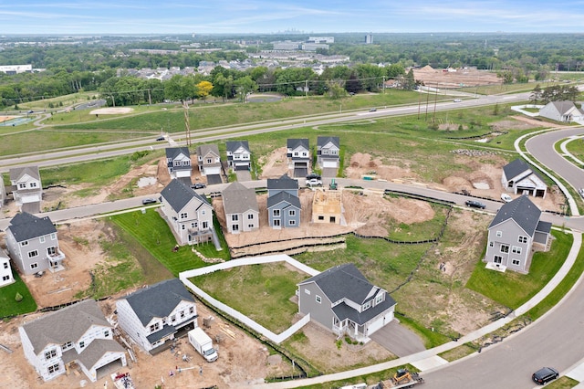 1595 76th St W, Inver Grove Heights, MN 55077 - aerial view of property and surrounding area featuring nearby suburban area