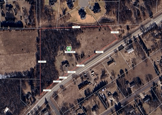99 Crosstown Blvd NE, Ham Lake, MN 55304 - map of property location with property boundaries highlighted