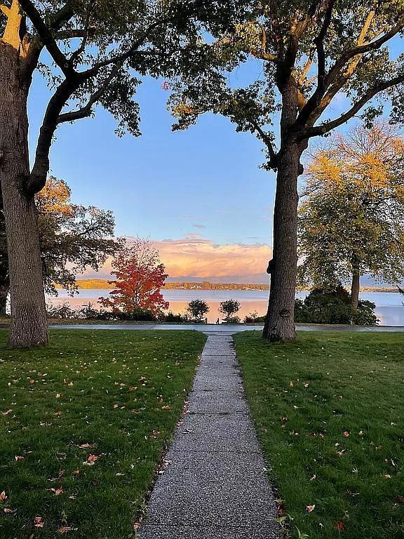 4927 Lake Ave, White Bear Lake, MN 55110 - view of home's community with a lawn and a water view