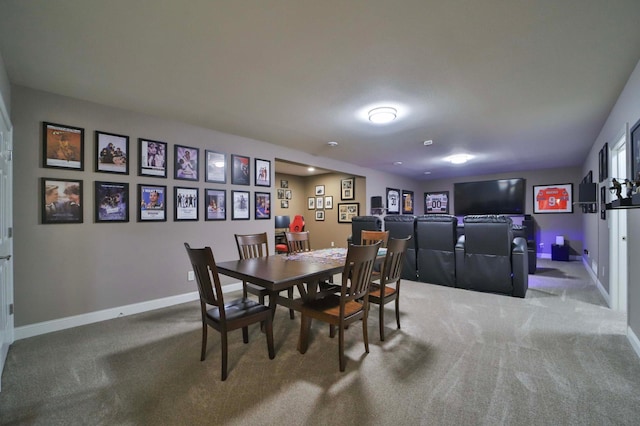 6203 Fairfax Ct, Baxter, MN 56425 - dining room featuring light carpet and baseboards