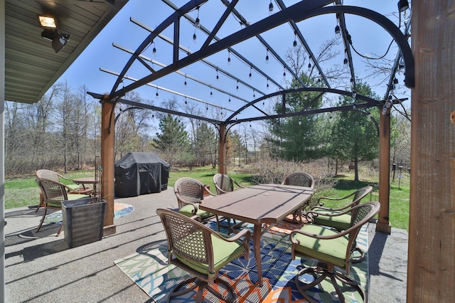 6203 Fairfax Ct, Baxter, MN 56425 - view of patio / terrace featuring outdoor dining space
