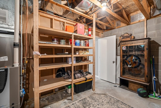 view of storage room