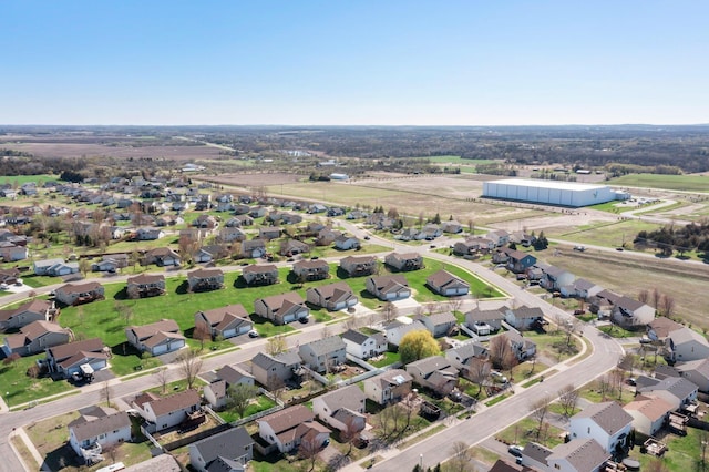 aerial view featuring a residential view