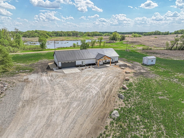 20462 Little Alps Rd NW, Evansville, MN 56326 - overview of rural landscape featuring a large body of water