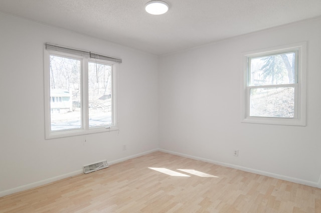 13100 Thomas Ave S, Burnsville, MN 55337 - spare room with light wood-style flooring and a textured ceiling