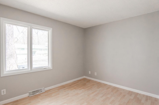 13100 Thomas Ave S, Burnsville, MN 55337 - unfurnished room featuring healthy amount of natural light, light wood-style flooring, and a textured ceiling