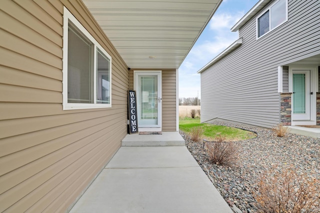 view of entrance to property