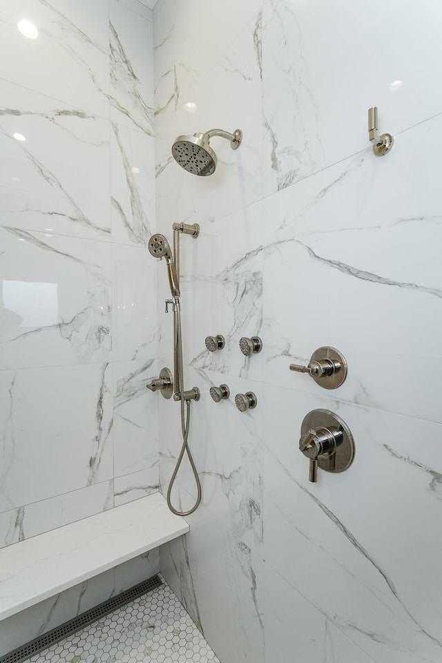 3251 Century Ridge Pl NE, Rochester, MN 55906 - bathroom with a marble finish shower