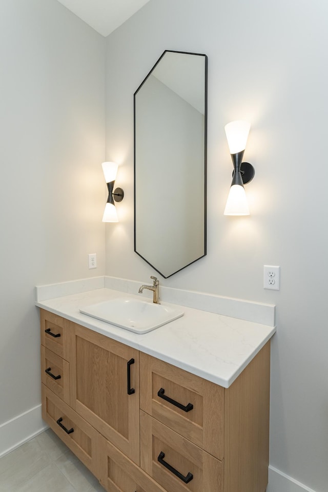 3251 Century Ridge Pl NE, Rochester, MN 55906 - bathroom with baseboards and vanity