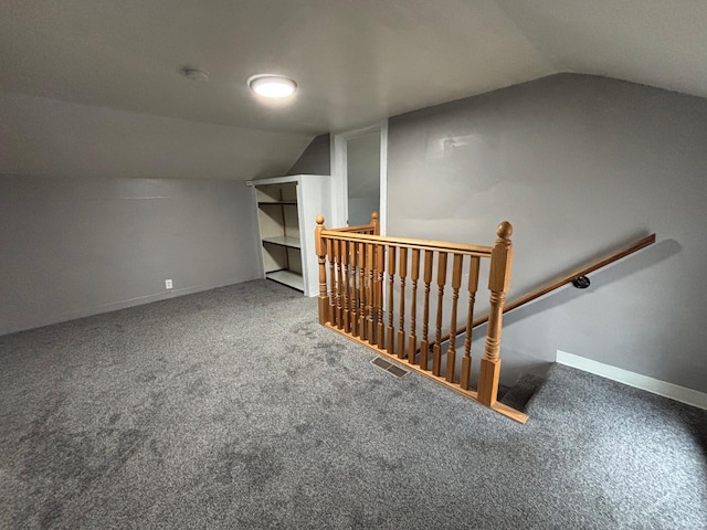 1017 Prairie St, Lake City, MN 55041 - bonus room with carpet, baseboards, vaulted ceiling, and visible vents