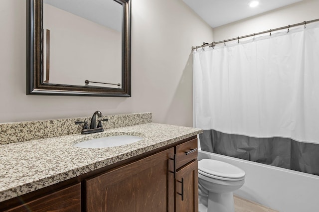 27290 Petes Hill Trl, Elko New Market, MN 55020 - full bath with toilet, shower / bathtub combination with curtain, and vanity