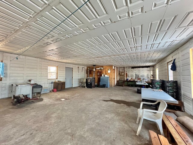 43091 Co Highway 75, Wadena, MN 56482 - miscellaneous room featuring unfinished concrete floors