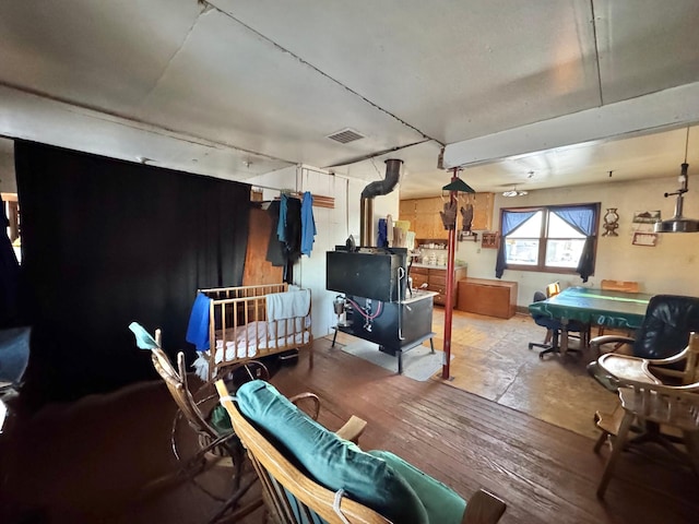 43091 Co Highway 75, Wadena, MN 56482 - rec room featuring wood finished floors