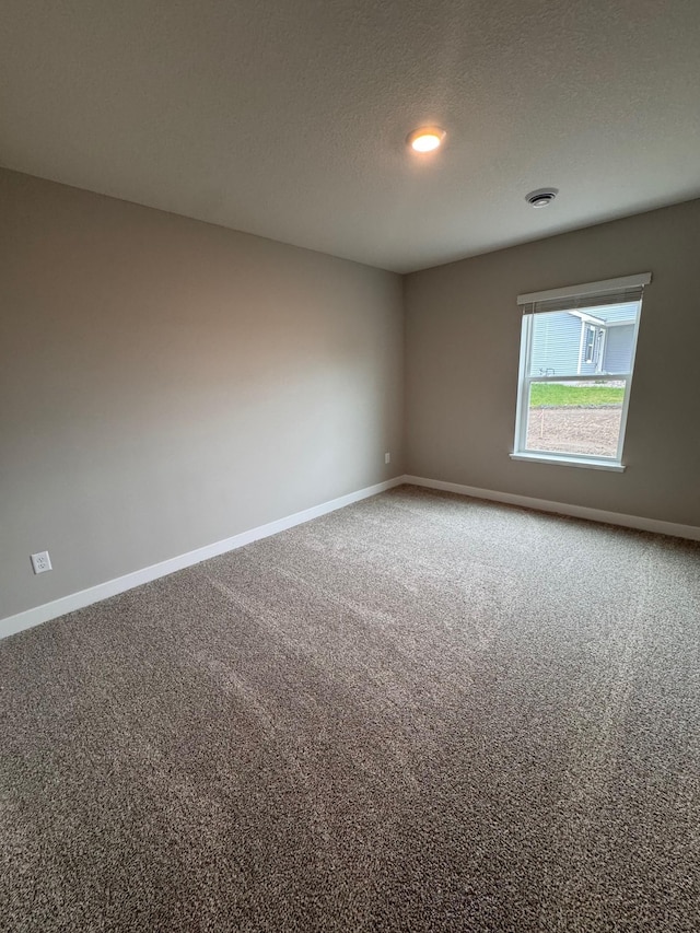 9829 89th St S, Cottage Grove, MN 55016 - carpeted spare room with baseboards and a textured ceiling