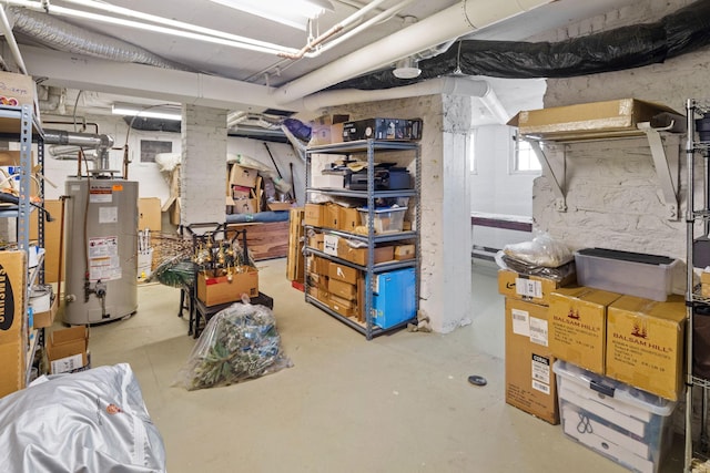 storage with gas water heater