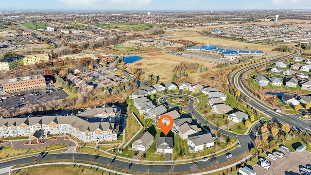 birds eye view of property featuring a residential view