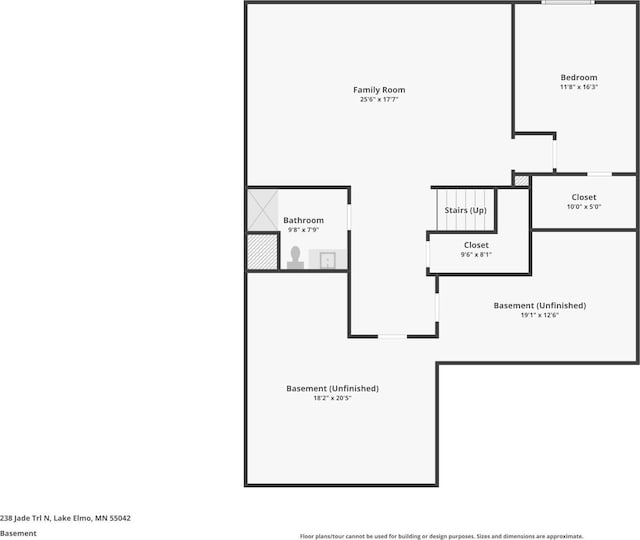 238 Jade Trl N, Lake Elmo, MN 55042 - room layout