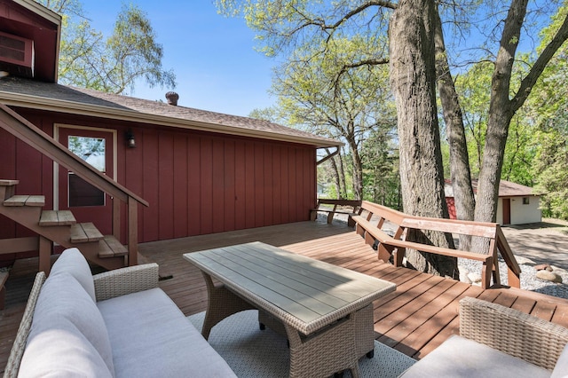 view of deck