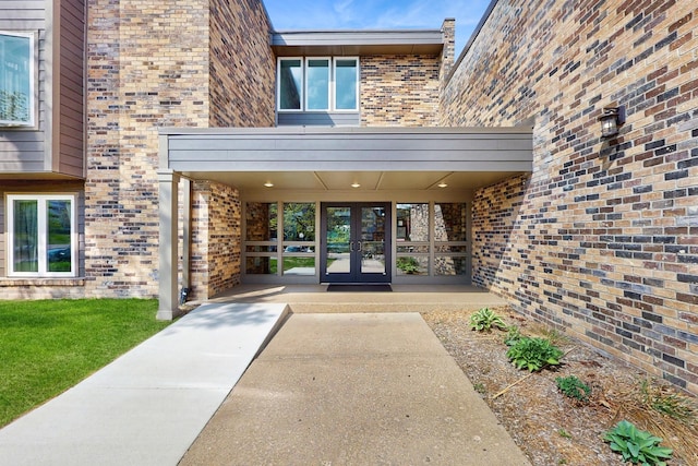 450 Ford Rd Unit 217, Saint Louis Park, MN 55426 - entrance to property with french doors and brick siding