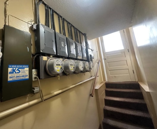 interior space featuring electric panel