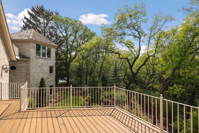 4 Antrim Ter, Edina, MN 55439 - view of wooden terrace