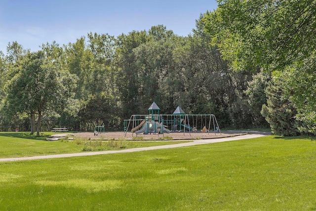 4 Antrim Ter, Edina, MN 55439 - community jungle gym featuring a lawn