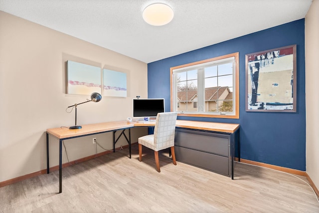 6108 Creek Line Dr, Minnetonka, MN 55345 - office space with baseboards and light wood-style floors