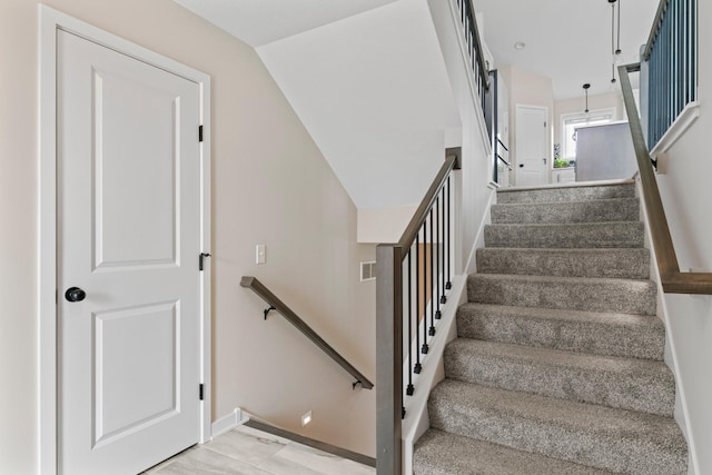 1764 Brandt Dr NE, Byron, MN 55920 - stairway with baseboards