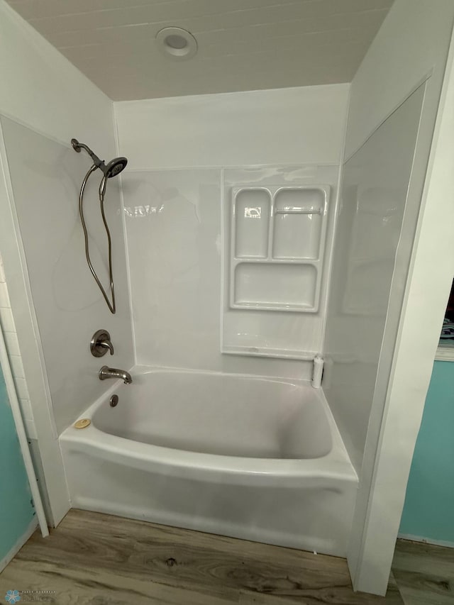 436 2nd Ave E, Halstad, MN 56548 - bathroom with shower / tub combination and wood finished floors