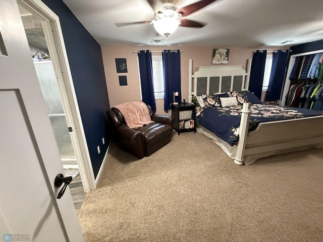 436 2nd Ave E, Halstad, MN 56548 - carpeted bedroom featuring ceiling fan